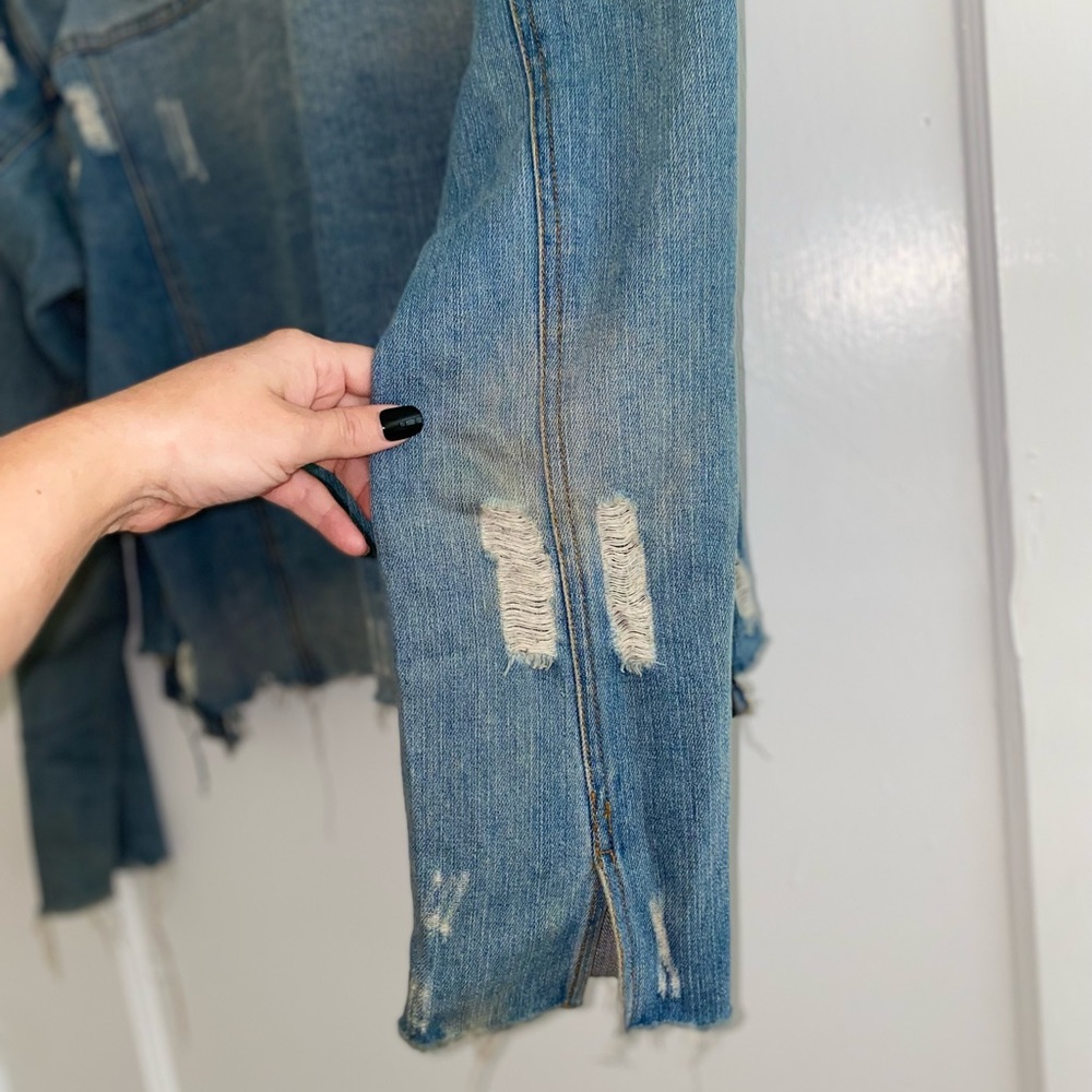Destructed denim jacket - Picture 5 of 6